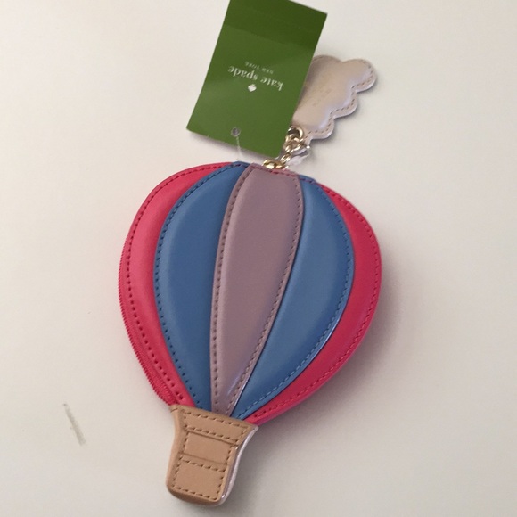 kate spade hot air balloon coin purse 